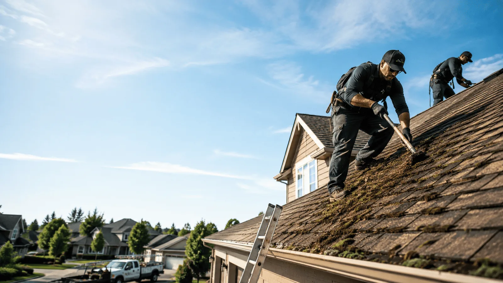 Roof Moss Removal in Hamlet, IN near me